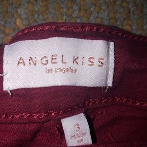 Angel kiss skinny jeans red torn look